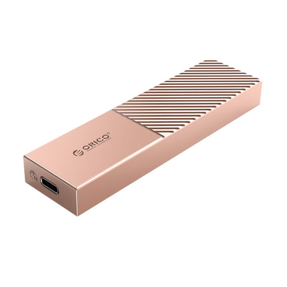 ORICO M206C3-G2-RG 10Gbps USB3.1 Gen2 Type-C M.2 NVMe SSD Enclosure(Gold) - HDD Enclosure by ORICO | Online Shopping South Africa | PMC Jewellery | Buy Now Pay Later Mobicred