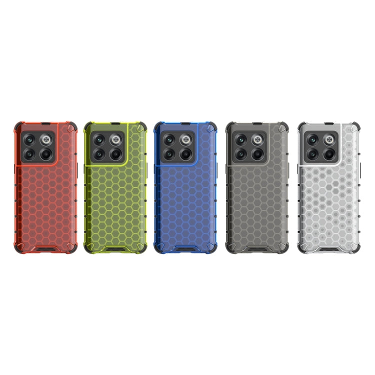 For OnePlus 10T Honeycomb Phone Case(Black) - OnePlus Cases by PMC TechLife | Online Shopping South Africa | PMC TechLife | Buy Now Pay Later Mobicred