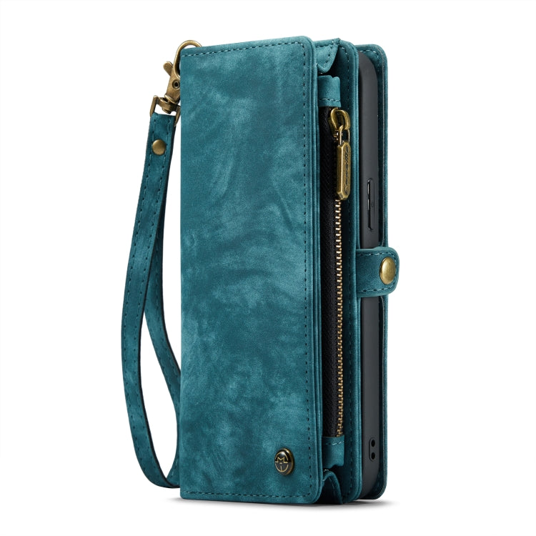 For iPhone 14 CaseMe 008 Detachable Multifunctional Leather Phone Case(Blue) - iPhone 14 Cases by CaseMe | Online Shopping South Africa | PMC Jewellery | Buy Now Pay Later Mobicred