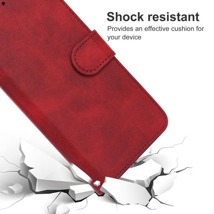 For Motorola Moto G72 Leather Phone Case(Red) - Motorola Cases by PMC Jewellery | Online Shopping South Africa | PMC Jewellery | Buy Now Pay Later Mobicred