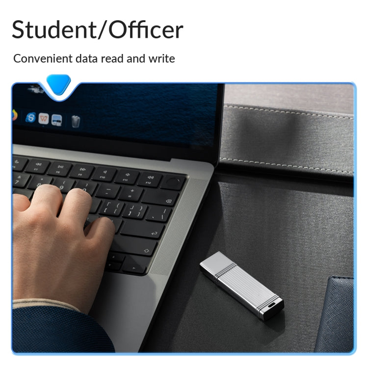 ORICO UFS Flash Drive, Read: 411MB/s, Write: 353MB/s, Memory:64GB, Port:USB-A(Silver) - USB Flash Drives by ORICO | Online Shopping South Africa | PMC Jewellery | Buy Now Pay Later Mobicred