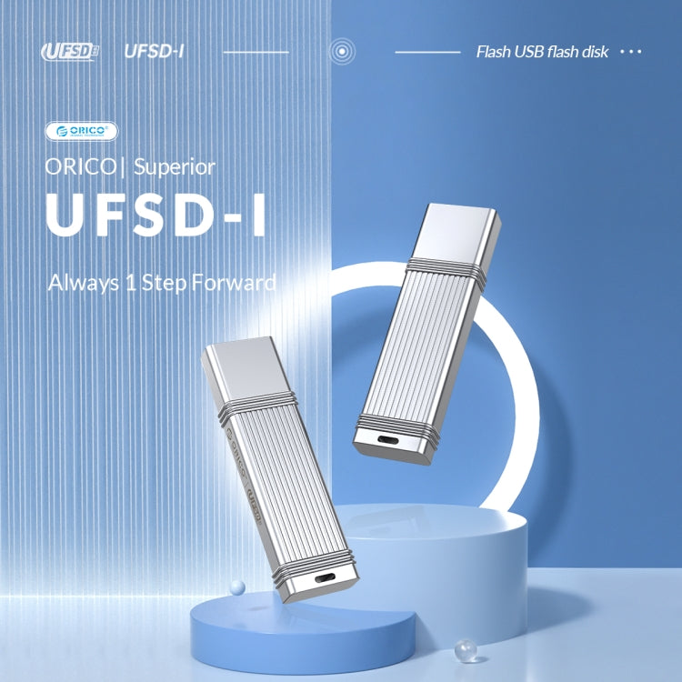 ORICO USB Solid State Flash Drive, Read: 520MB/s, Write: 450MB/s, Memory:128GB, Port:USB-A(Silver) - USB Flash Drives by ORICO | Online Shopping South Africa | PMC Jewellery | Buy Now Pay Later Mobicred