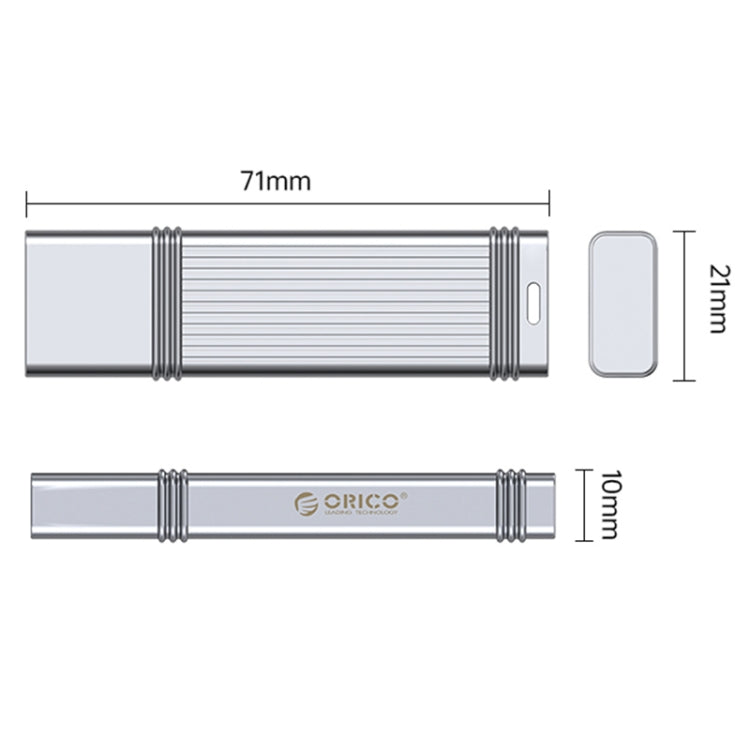 ORICO USB Solid State Flash Drive, Read: 520MB/s, Write: 450MB/s, Memory:512GB, Port:USB-A(Silver) - free shipping - PMC TechLife - Order now!