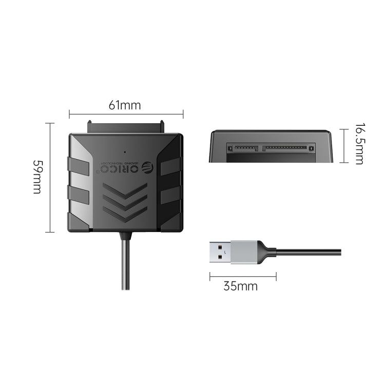 ORICO UTS1 USB 2.0 2.5-inch SATA HDD Adapter, Cable Length:0.5m - USB to IDE / SATA by ORICO | Online Shopping South Africa | PMC Jewellery | Buy Now Pay Later Mobicred