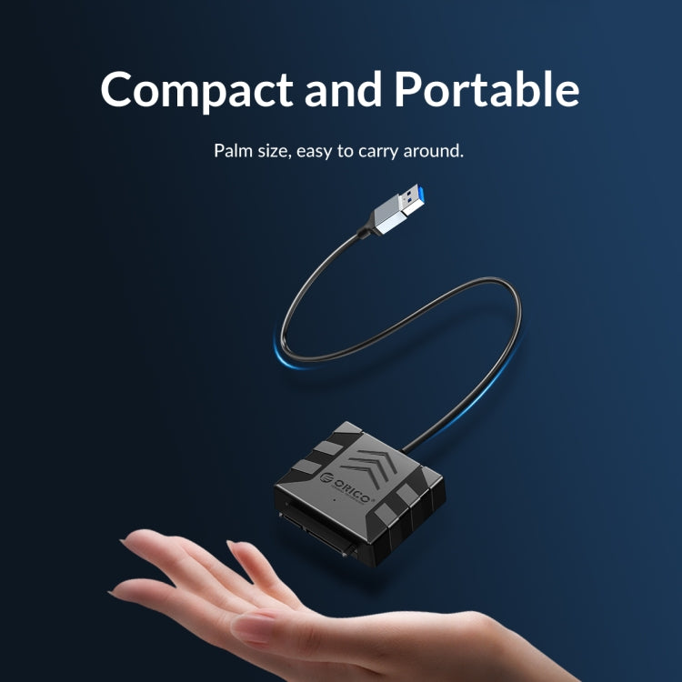 ORICO UTS1 USB 3.0 2.5-inch SATA HDD Adapter with Silicone Case, Cable Length:0.3m - USB to IDE / SATA by ORICO | Online Shopping South Africa | PMC Jewellery | Buy Now Pay Later Mobicred