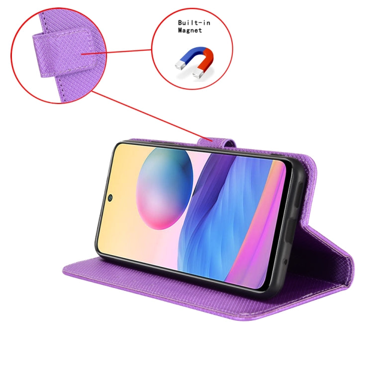 For Blackview BV7100 Diamond Texture Leather Phone Case(Purple) - More Brand by PMC Jewellery | Online Shopping South Africa | PMC Jewellery | Buy Now Pay Later Mobicred