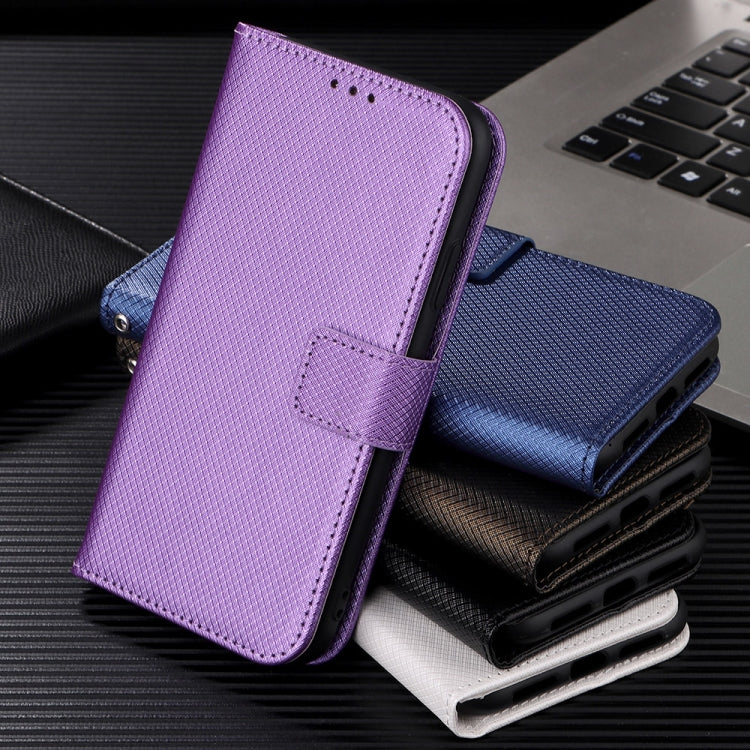 For Blackview OSCAL C80 Diamond Texture Leather Phone Case(Brown) - More Brand by PMC TechLife | Online Shopping South Africa | PMC TechLife | Buy Now Pay Later Mobicred