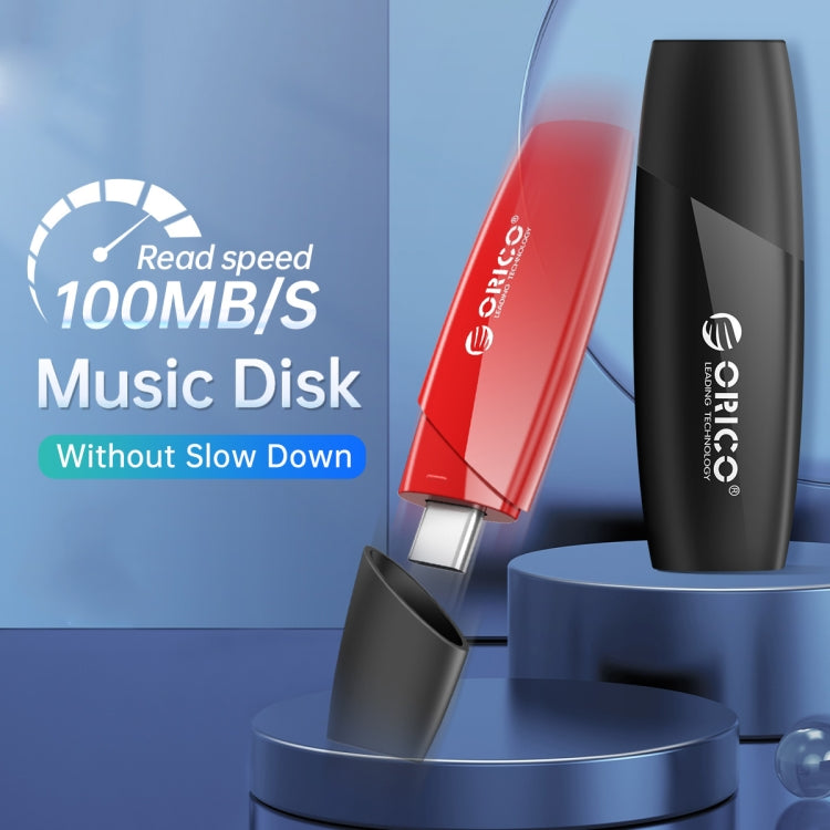 ORCIO USB3.0 U Disk Drive, Read: 100MB/s, Write: 15MB/s, Memory:256GB, Port:USB-A(Red) - USB Flash Drives by ORICO | Online Shopping South Africa | PMC Jewellery | Buy Now Pay Later Mobicred