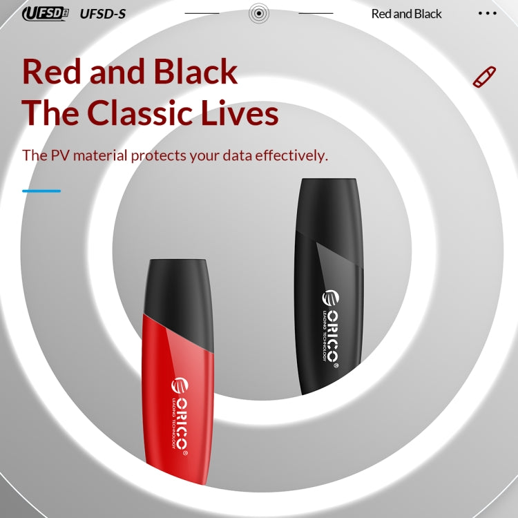 ORICO UFS Flash Drive, Read: 450MB/s, Write: 350MB/s, Memory:128GB, Port:USB-A(Black) - free shipping - PMC Jewellery - Order now!