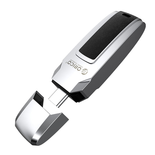 ORICO USB Flash Drive, Read: 260MB/s, Write: 70MB/s, Memory:128GB, Port:Type-C(Silver) - USB Flash Drives by ORICO | Online Shopping South Africa | PMC Jewellery | Buy Now Pay Later Mobicred