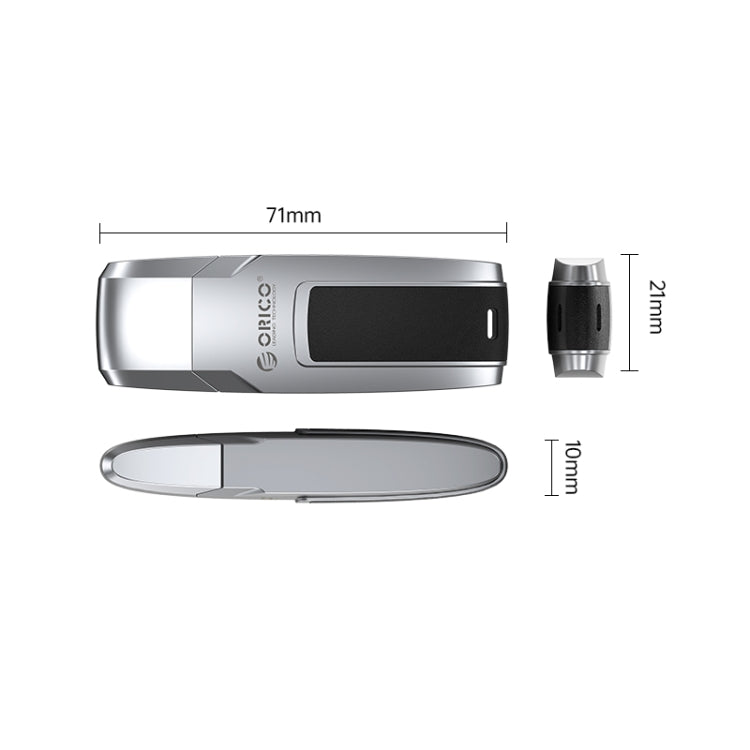 ORICO UFS Flash Drive, Read: 411MB/s, Write: 350MB/s, Memory:64GB, Port:USB-A(Silver) - USB Flash Drives by ORICO | Online Shopping South Africa | PMC Jewellery | Buy Now Pay Later Mobicred