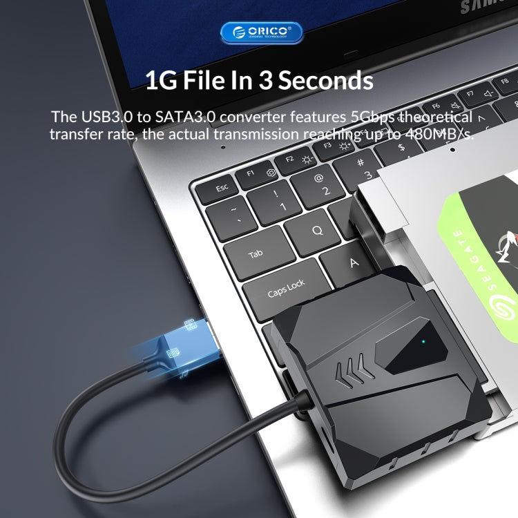 ORICO UTS2 USB 2.0 2.5-inch SATA HDD Adapter, Cable Length:0.3m - USB to IDE / SATA by ORICO | Online Shopping South Africa | PMC Jewellery | Buy Now Pay Later Mobicred