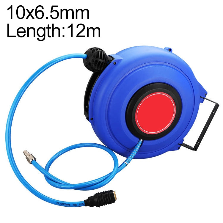 LAIZE Automatic Retractable Air Hose Reel Pneumatic PU Tube, Specification:10x6.5mm, 12m - free shipping - PMC TechLife - Order now!