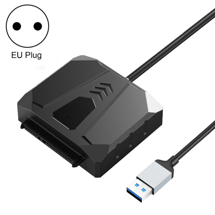 ORICO UTS2 USB 3.0 2.5-inch SATA HDD Adapter with 12V 2A Power Adapter, Cable Length:0.5m(EU Plug) - USB to IDE / SATA by ORICO | Online Shopping South Africa | PMC Jewellery | Buy Now Pay Later Mobicred