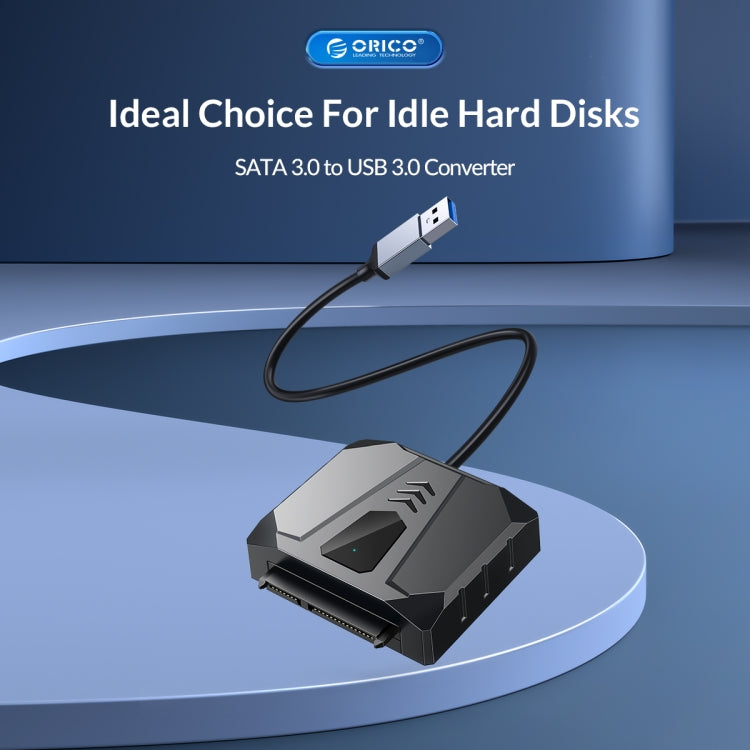 ORICO UTS2 USB 3.0 2.5-inch SATA HDD Adapter with 12V 2A Power Adapter, Cable Length:1m(UK Plug) - USB to IDE / SATA by ORICO | Online Shopping South Africa | PMC Jewellery | Buy Now Pay Later Mobicred