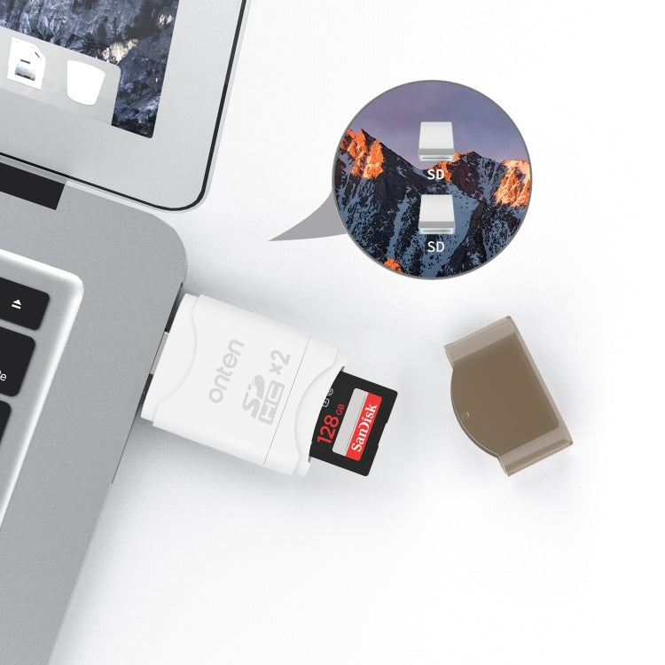 KSSC3 USB 3.2 Dual SD Card Reader -  by PMC Jewellery | Online Shopping South Africa | PMC Jewellery | Buy Now Pay Later Mobicred