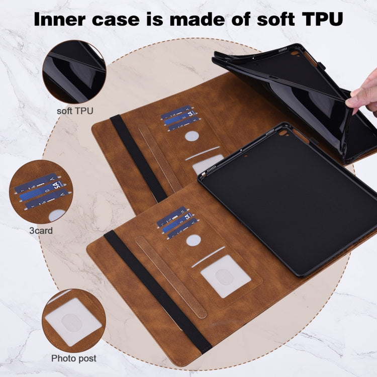 For OPPO Pad Air 2022 Embossed Butterfly Pattern Leather Tablet Case(Brown) - OPPO by PMC TechLife | Online Shopping South Africa | PMC TechLife | Buy Now Pay Later Mobicred