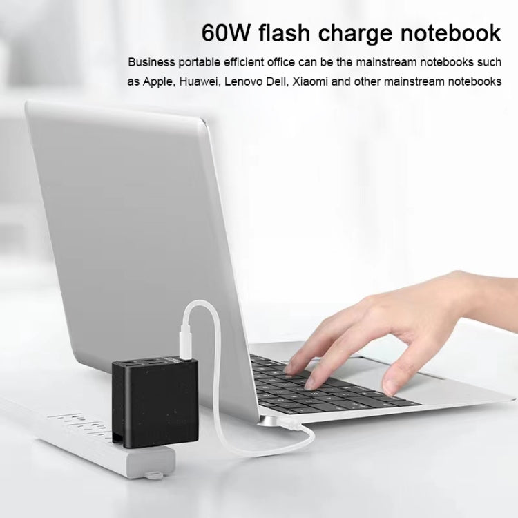 X83 65W Output USB-C / Type-C + 4 Ports USB HUB PD Charger, US Plug - USB Charger by PMC Jewellery | Online Shopping South Africa | PMC Jewellery | Buy Now Pay Later Mobicred