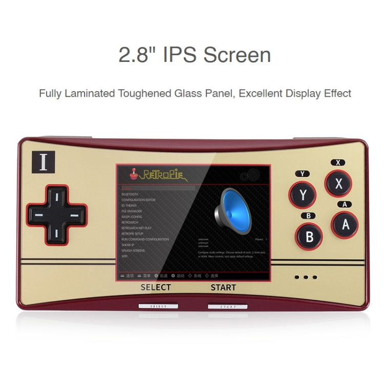 Waveshare GPM280 WiFi Portable Game Console Base on Raspberry Pi Zero, 2W with 32GB TF Card(EU Plug) - free shipping - PMC Jewellery - Order now!
