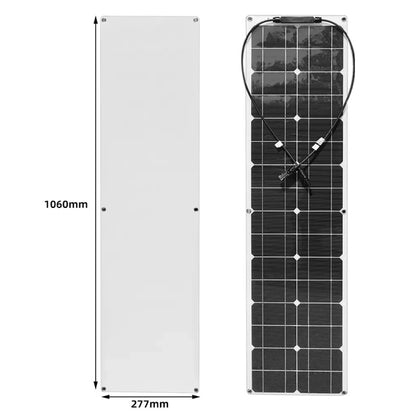 50W Single Board with 40A Controller PV System Solar Panel(White) - Solar Panels by PMC Jewellery | Online Shopping South Africa | PMC Jewellery | Buy Now Pay Later Mobicred