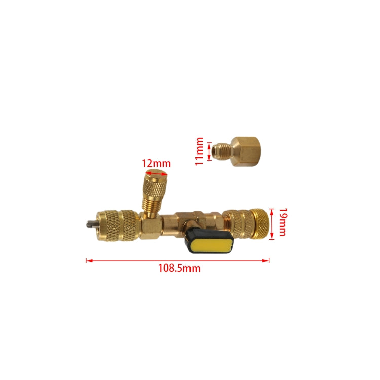 A6414 Car Valve Core Loading and Unloading Tool Wrench Refrigeration Tool - Hand Tool Sets by PMC TechLife | Online Shopping South Africa | PMC TechLife | Buy Now Pay Later Mobicred