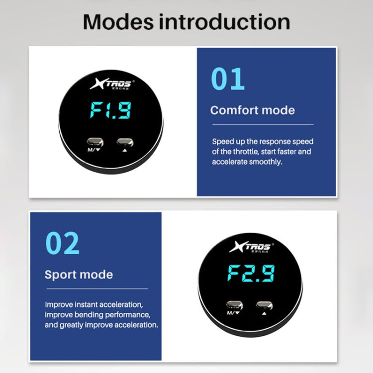 For Mitsubishi Montero 2016- TROS CK Car Potent Booster Electronic Throttle Controller - Car Modification by TROS | Online Shopping South Africa | PMC Jewellery | Buy Now Pay Later Mobicred