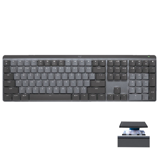 Logitech MX Mechanical Wireless Bluetooth Dual Mode Keyboard with Logi Bolt USB Receiver(Green Axis) - Wireless Keyboard by Logitech | Online Shopping South Africa | PMC Jewellery | Buy Now Pay Later Mobicred