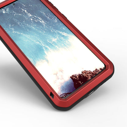 For Galaxy S20 Plus LOVE MEI Metal Shockproof Waterproof Dustproof Protective Case(Red) - Galaxy Phone Cases by LOVE MEI | Online Shopping South Africa | PMC Jewellery