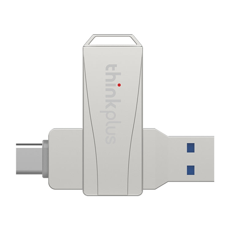 Lenovo Thinkplus MU252 USB 3.1 + USB-C / Type-C Flash Drive, Memory:64GB (Silver) - USB Flash Drives by Lenovo | Online Shopping South Africa | PMC Jewellery | Buy Now Pay Later Mobicred