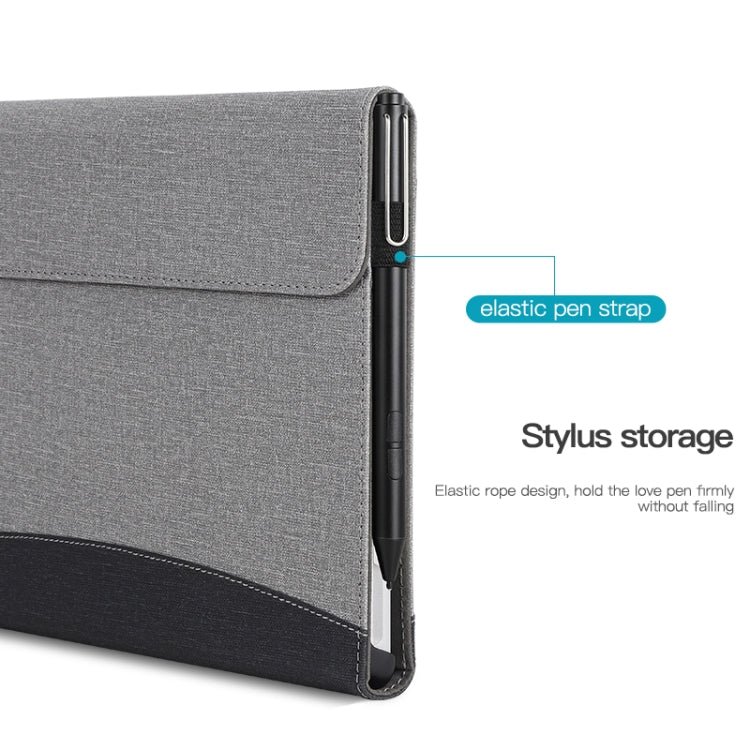For Microsoft Surface Go 3 / 2 / 1 Cloth Texture Stitching Leather Tablet Case(Black) - Others by PMC TechLife | Online Shopping South Africa | PMC TechLife | Buy Now Pay Later Mobicred