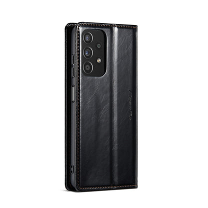 For Samsung Galaxy A32 5G／M32 5G CaseMe 003 Crazy Horse Texture Leather Phone Case(Black) - Galaxy Phone Cases by CaseMe | Online Shopping South Africa | PMC Jewellery | Buy Now Pay Later Mobicred