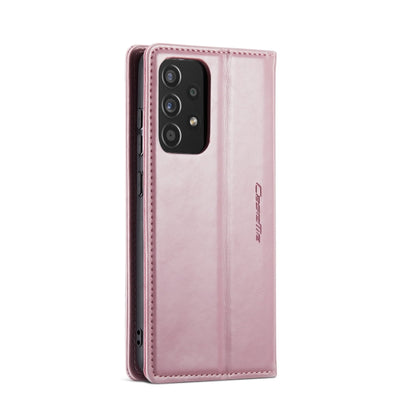 For Samsung Galaxy A33 5G CaseMe 003 Crazy Horse Texture Leather Phone Case(Rose Gold) - Galaxy Phone Cases by CaseMe | Online Shopping South Africa | PMC Jewellery | Buy Now Pay Later Mobicred