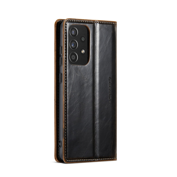 For Samsung Galaxy A33 5G CaseMe 003 Crazy Horse Texture Leather Phone Case(Coffee) - Galaxy Phone Cases by CaseMe | Online Shopping South Africa | PMC Jewellery | Buy Now Pay Later Mobicred