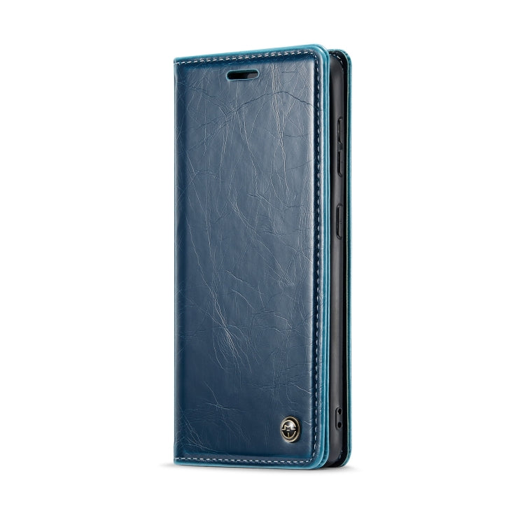 For Samsung Galaxy S20 Ultra CaseMe 003 Crazy Horse Texture Leather Phone Case(Blue) - Galaxy Phone Cases by CaseMe | Online Shopping South Africa | PMC Jewellery | Buy Now Pay Later Mobicred