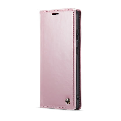 For Samsung Galaxy S21 Ultra 5G CaseMe 003 Crazy Horse Texture Leather Phone Case(Rose Gold) - Galaxy S21 Ultra 5G Cases by CaseMe | Online Shopping South Africa | PMC Jewellery | Buy Now Pay Later Mobicred