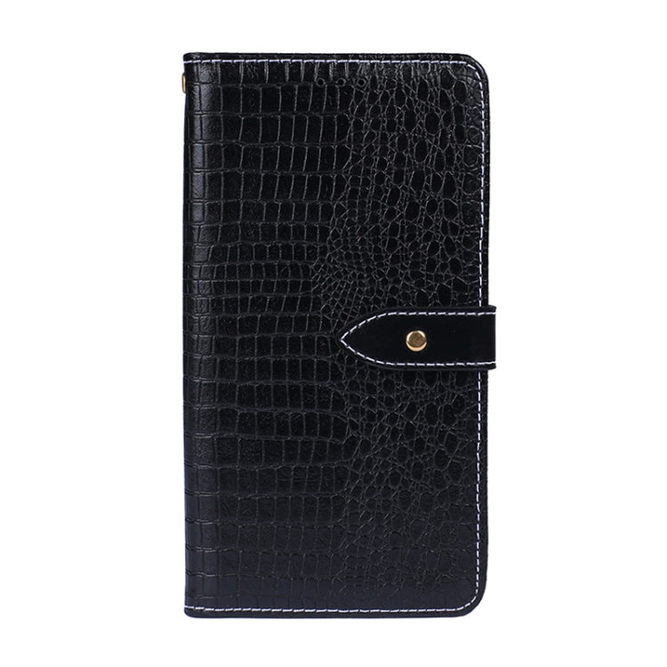 For Ulefone Armor 7 idewei Crocodile Texture Horizontal Flip Leather Case with Holder & Card Slots & Wallet(Black) - Ulefone Cases by idewei | Online Shopping South Africa | PMC Jewellery | Buy Now Pay Later Mobicred