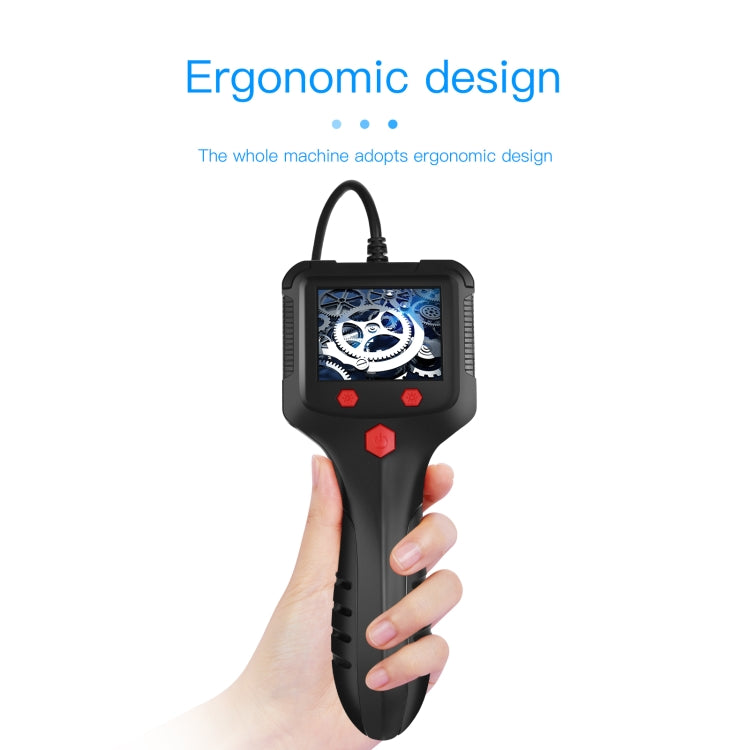 P100 8mm Side 2.4 inch HD Handheld Endoscope Hardlinewith with LCD Screen, Length:10m -  by PMC TechLife | Online Shopping South Africa | PMC TechLife | Buy Now Pay Later Mobicred