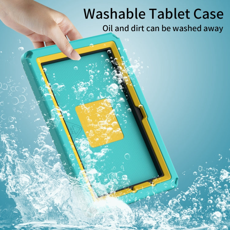 For Amazon Kindle Fire HD10 2021 EVA + PC Shockproof Tablet Case with Waterproof Frame(Glacier Green) - Amazon by PMC TechLife | Online Shopping South Africa | PMC TechLife | Buy Now Pay Later Mobicred