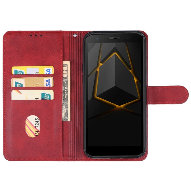 For Doogee S41 / S41 Pro Leather Phone Case(Red) - Doogee Cases by PMC Jewellery | Online Shopping South Africa | PMC Jewellery | Buy Now Pay Later Mobicred
