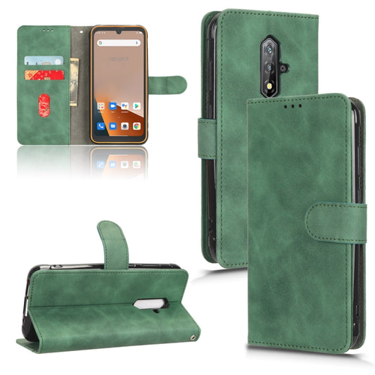 For Blackview BV5200 Skin Feel Magnetic Flip Leather Phone Case(Green) - More Brand by PMC Jewellery | Online Shopping South Africa | PMC Jewellery | Buy Now Pay Later Mobicred