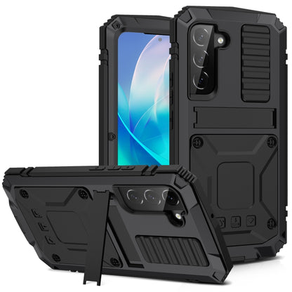 For Samsung Galaxy S23 5G R-JUST Life Waterproof Dustproof Shockproof Phone Case(Black) - Galaxy S23 5G Cases by R-JUST | Online Shopping South Africa | PMC Jewellery