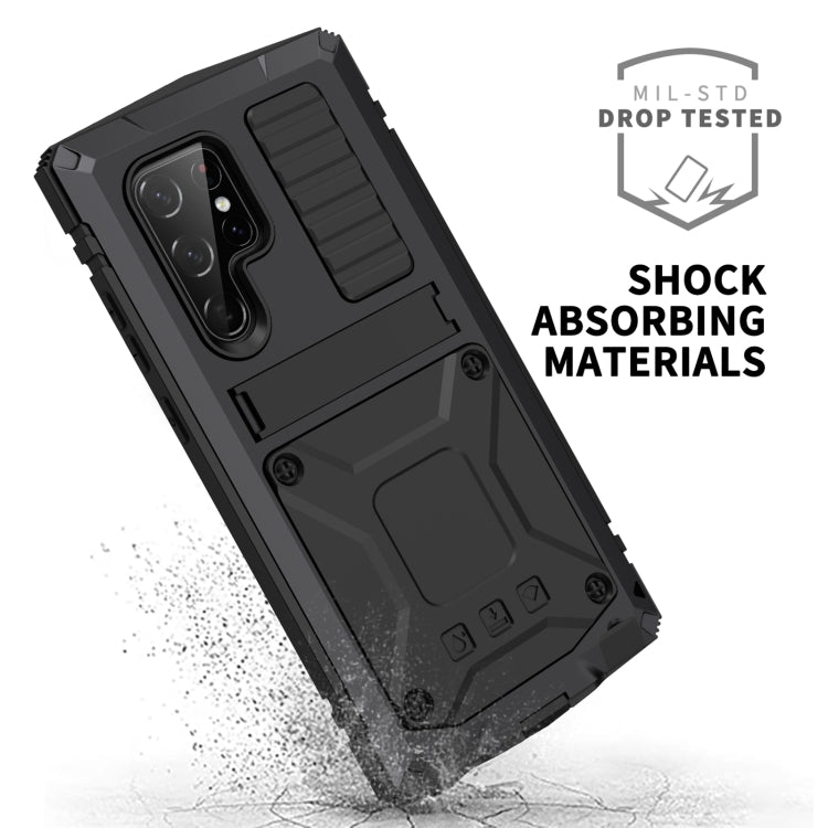 For Samsung Galaxy S23 Ultra 5G R-JUST Life Waterproof Dustproof Shockproof Phone Case(Black) - Galaxy S23 Ultra 5G Cases by R-JUST | Online Shopping South Africa | PMC TechLife