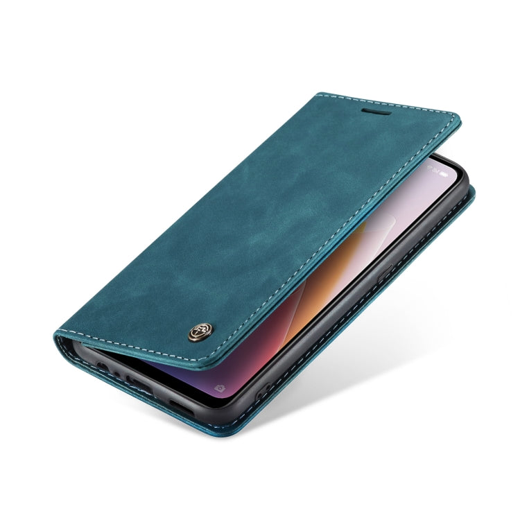 CaseMe 013 Multifunctional Horizontal Flip Leather Phone Case For OPPO Reno7 Z Global/Reno7 Lite Global/Reno8 Lite Global/F21 Pro 5G Global/Reno8 Z Global(Blue) - free shipping - PMC Jewellery - Order now!