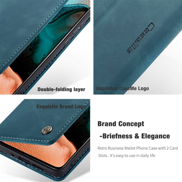 For Xiaomi Redmi K30 Pro CaseMe-013 Multifunctional Horizontal Flip Leather Case with Card Slot & Holder & Wallet(Blue) - Xiaomi Cases by CaseMe | Online Shopping South Africa | PMC Jewellery | Buy Now Pay Later Mobicred