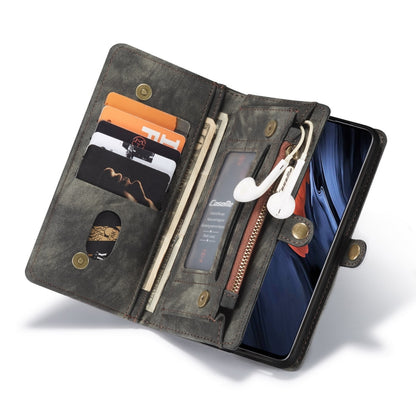 For Galaxy A71 CaseMe Detachable Multifunctional Horizontal Flip Leather Case, with Card Slot & Holder & Zipper Wallet & Photo Frame(Black) - Galaxy Phone Cases by CaseMe | Online Shopping South Africa | PMC Jewellery | Buy Now Pay Later Mobicred