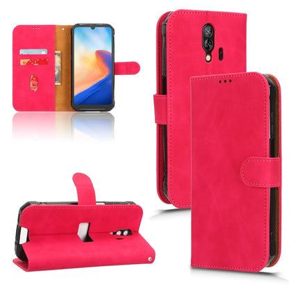 For Blackview BV7200 Skin Feel Magnetic Flip Leather Phone Case(Rose Red) - More Brand by PMC Jewellery | Online Shopping South Africa | PMC Jewellery | Buy Now Pay Later Mobicred