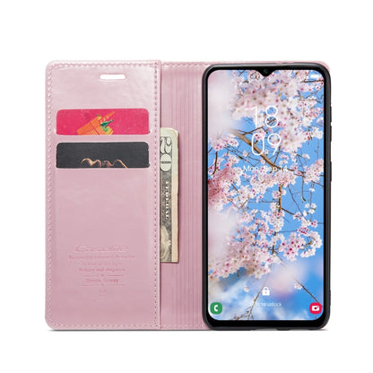 For Samsung Galaxy A14 5G CaseMe 003 Crazy Horse Texture Leather Phone Case(Rose Gold) - Galaxy Phone Cases by CaseMe | Online Shopping South Africa | PMC Jewellery | Buy Now Pay Later Mobicred