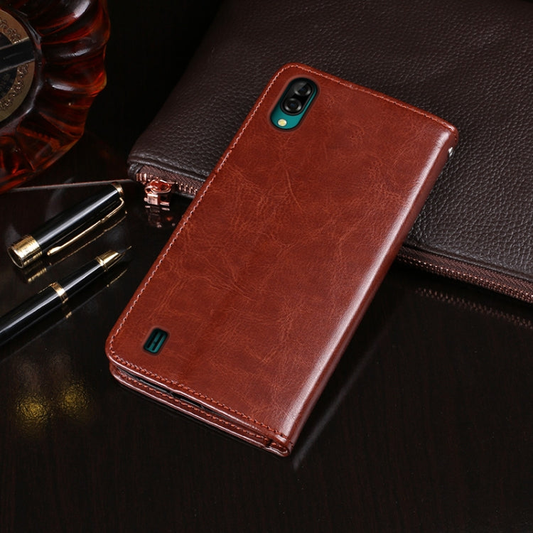 For Blackview A60 idewei Crazy Horse Texture Horizontal Flip Leather Case with Holder & Card Slots & Wallet(Rose Red) - More Brand by idewei | Online Shopping South Africa | PMC Jewellery | Buy Now Pay Later Mobicred