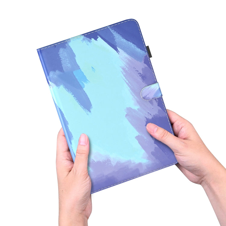 For Nokia T21 Watercolor Pattern Flip Leather Tablet Case(Winter Snow) - Nokia by PMC TechLife | Online Shopping South Africa | PMC TechLife | Buy Now Pay Later Mobicred