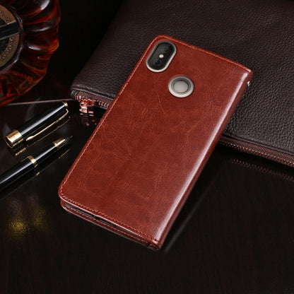 For Doogee X70 idewei  Crazy Horse Texture Horizontal Flip Leather Case with Holder & Card Slots & Wallet(Red) - More Brand by idewei | Online Shopping South Africa | PMC Jewellery | Buy Now Pay Later Mobicred